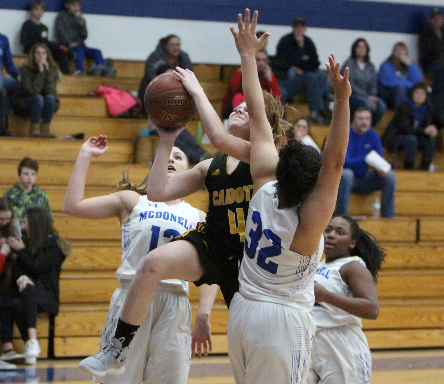 Cadott at McDonell girls basketball 2-14-20